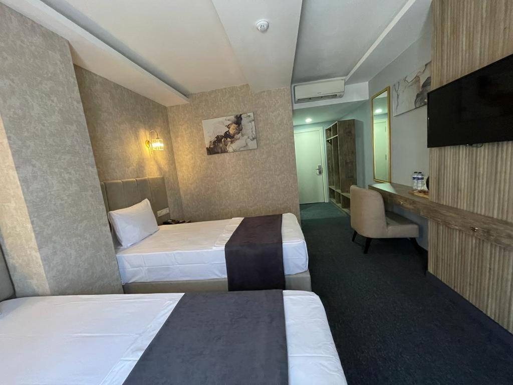 Sevcan Hotel Istanbul Bagian luar foto
